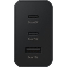 „Samsung EP-T6530NB 65W“ maitinimo adapteris „Trio“, juodas