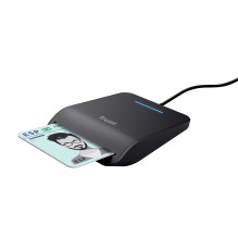 Trust Primo smart card reader Indoor USB CardBus+USB 2.0 Black