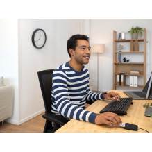 „Trust Primo“ išmaniųjų kortelių skaitytuvas, skirtas naudoti patalpose, USB „CardBus“ + USB 2.0, juodas