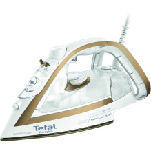 Tefal Puregliss FV8042 Sausas ir garinis lygintuvas Durilium AirGlide Autoclean padas 3000 W Bronzinė, Balta
