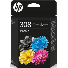 HP No. 308 Multipack Black / Tri-Color 6L6S6UE