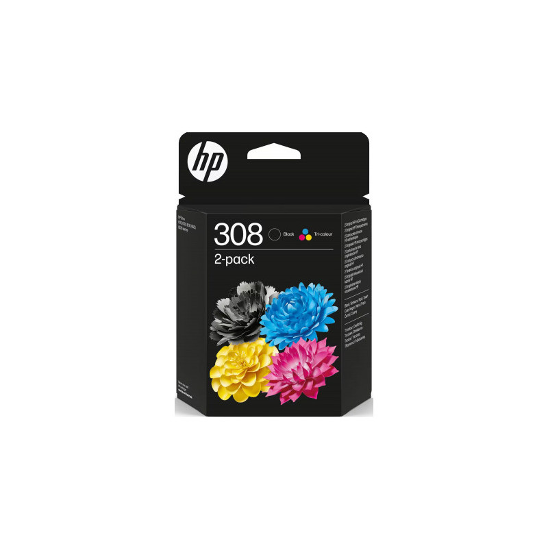 HP No. 308 Multipack Black / Tri-Color 6L6S6UE