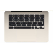 Apple MacBook Air 15.3" Retina M4 16GB 256GB SSD RU Starlight MW1J3RU / A Nešiojamas kompiuteris