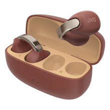 JVC HA-NP1TTU - atviros TWS ausinės su ausinėmis, bordo spalvos