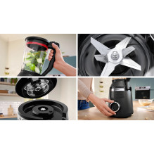 Bosch Serie 6 MMB6652B blender 2 L Tabletop blender 1800 W Black