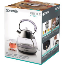 Gorenje K17GPD electric kettle 1.7 L 2200 W Stainless steel Gorenje K17GPD electric kettle 1.7 L 2200 W Stainless steel