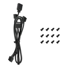 DeepCool FL12-3 in 1 Computer case Fan 12 cm Black 3 pc(s)