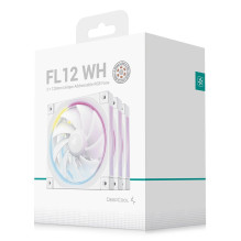 DeepCool FL12 WH-3 in 1 Computer case Fan 12 cm White 3 pc(s)