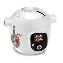 Tefal CY851130 daugiafunkcis puodas 6 l chromuotas, baltas