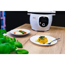 Tefal CY851130 daugiafunkcis puodas 6 l chromuotas, baltas