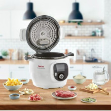Tefal CY851130 daugiafunkcis puodas 6 l chromuotas, baltas