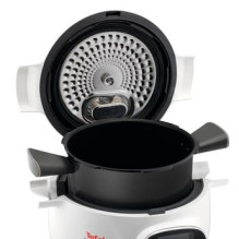 Tefal CY851130 daugiafunkcis puodas 6 l chromuotas, baltas