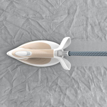 „Tefal Pro Express Eco GV9E22E0“ garų lygintuvas, 2200 W, 1,8 l, „Durilium AirGlide Autoclean“ padas, smėlio spalvos, ba