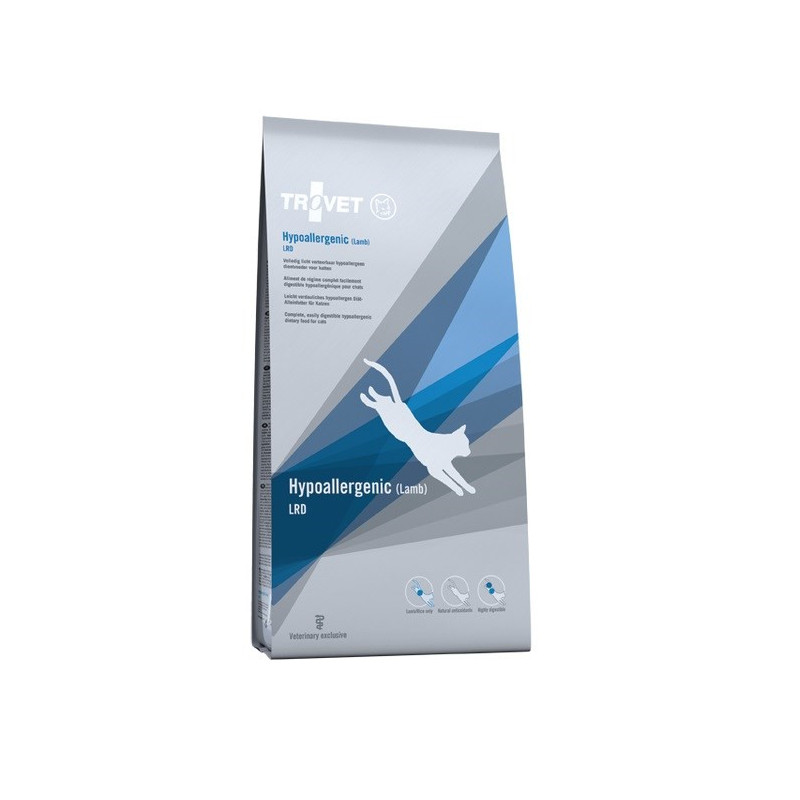 TROVET Hypoallergenic LRD with lamb - dry cat food - 2,5kg
