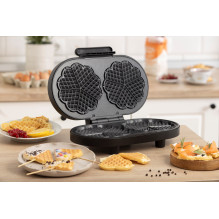 Waffle maker GORENJE WM1200B black, 1200 W Waffle maker GORENJE WM1200B black, 1200 W