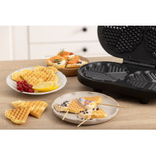 Waffle maker GORENJE WM1200B black, 1200 W Waffle maker GORENJE WM1200B black, 1200 W