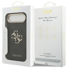 Guess 4G Big 4G Classic Logo Case for iPhone Air - Black and Gold