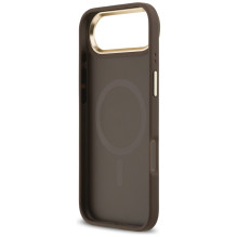 Guess 4G Stripe MagSafe case for iPhone Air - brown