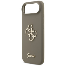 Guess Silicone Big 4G Script Case for iPhone Air - Brown