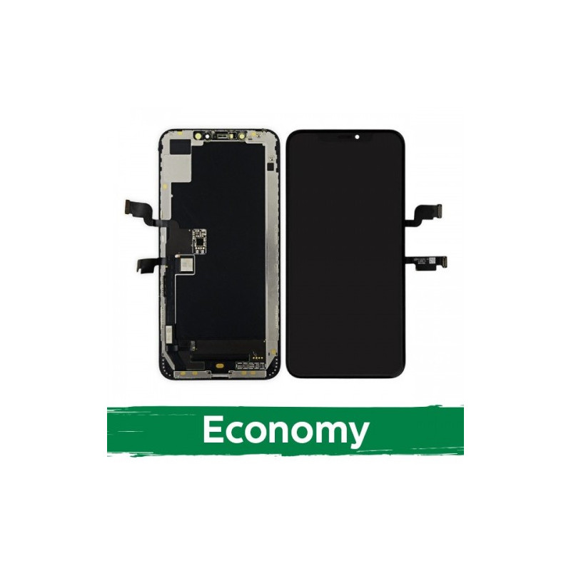 Ekranas skirtas iPhone Xs Max juodas (INCELL / Economy)