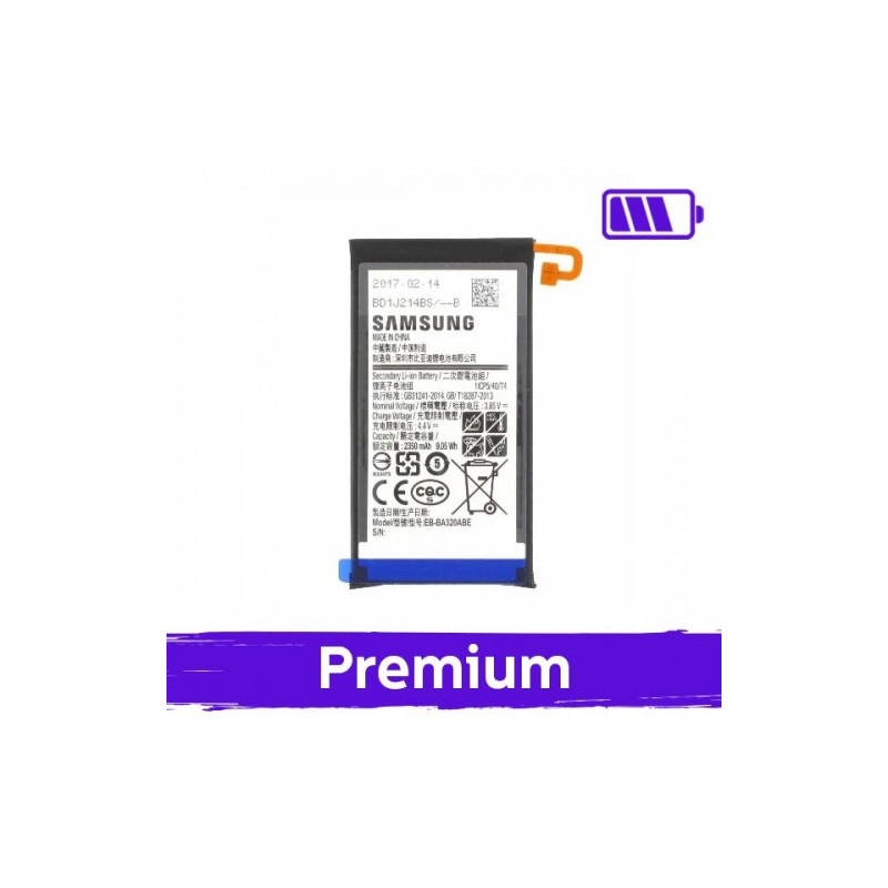 Akumuliatorius skirtas Samsung A320 2017 A3 EB-BA320ABE (OEM)