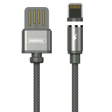 USB cable Remax RC-095i brown 'Lightning' 100cm (with magnetic detachable tip)
