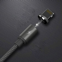 USB cable Remax RC-095i brown 'Lightning' 100cm (with magnetic detachable tip)