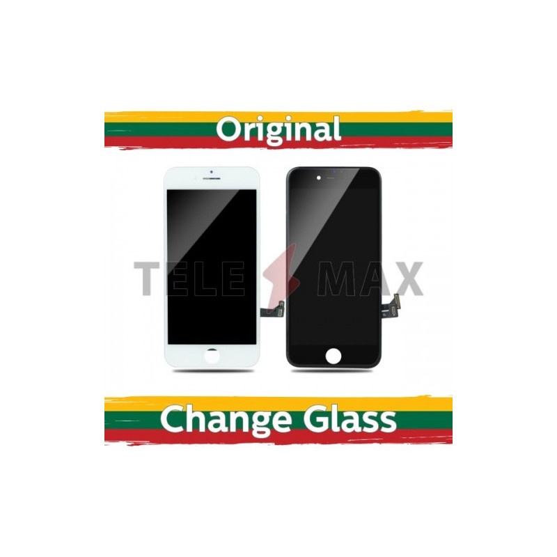 Ekranas skirtas iPhone 7 juodas (Atnaujintas: Telemax)