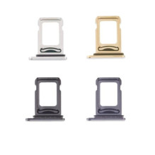 SIM tray for Apple iPhone 12 Pro / 12 Pro Max SIM card tray (DUAL SIM) / Silver /