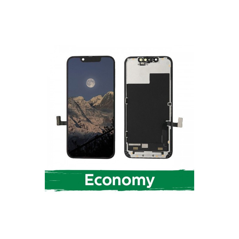Ekranas skirtas iPhone 13 Mini juodas (INCELL / Economy) / *Removable IC* /