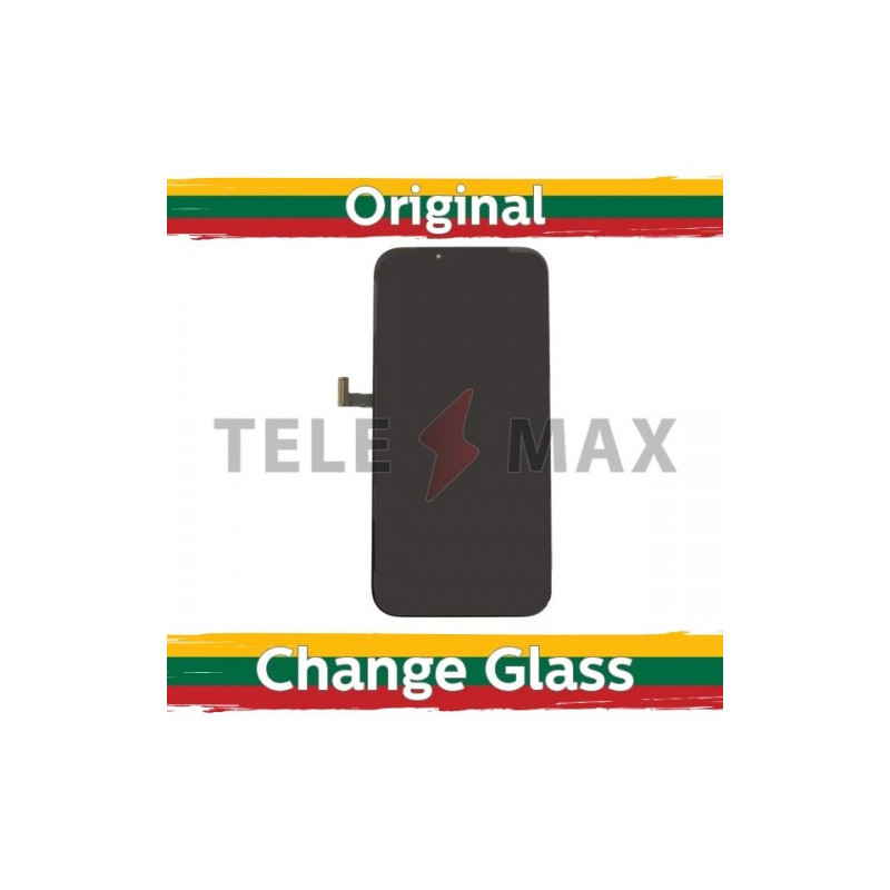 Ekranas skirtas iPhone 13 Pro Max juodas (Atnaujintas: Telemax)