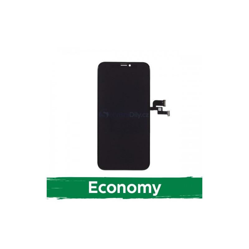 Ekranas skirtas iPhone XS juodas (INCELL / Economy)