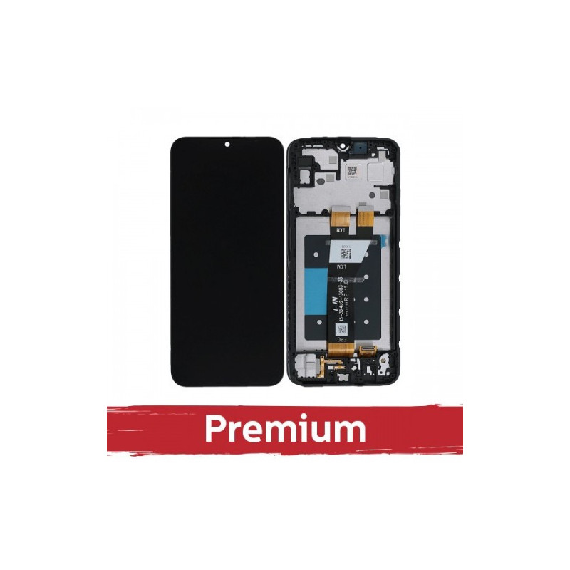 Screen for Samsung A146P A14 5G black with frame OEM