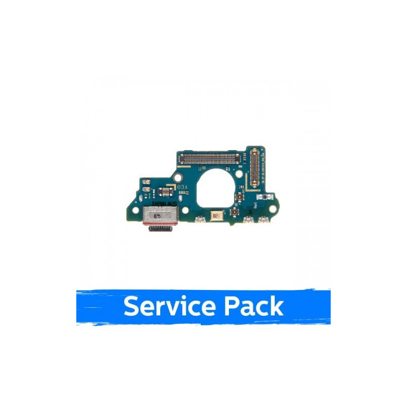 Krovimo lizdas skirtas Samsung G781 S20 FE 5G su lanksčiąja jungtimi / plata (Service Pack)