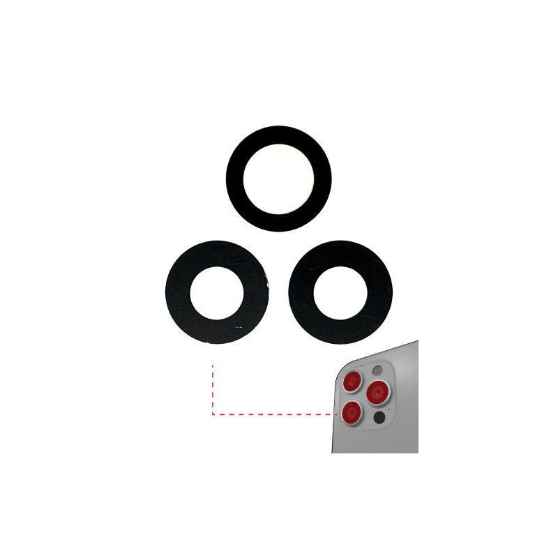 Rear camera glass for Apple iPhone 11 Pro / 11 Pro Max rear camera glass (3pcs) / PREMIUM /