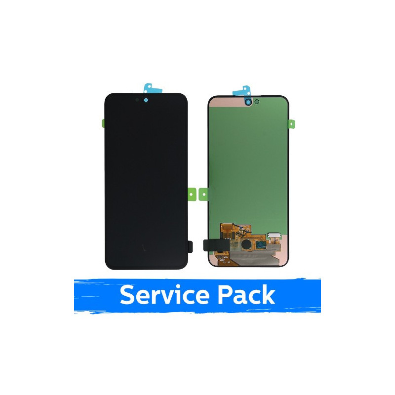 Ekranas skirtas Samsung A556 A55 5G / A356 A35 5G juodas (Service Pack)(NF version)