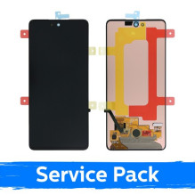 Ekranas skirtas Samsung A536 A53 5G juodas (Service Pack) (NF version)