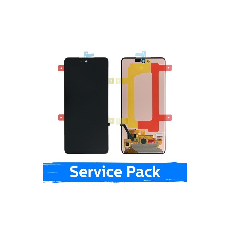 Ekranas skirtas Samsung A536 A53 5G juodas (Service Pack) (NF version)