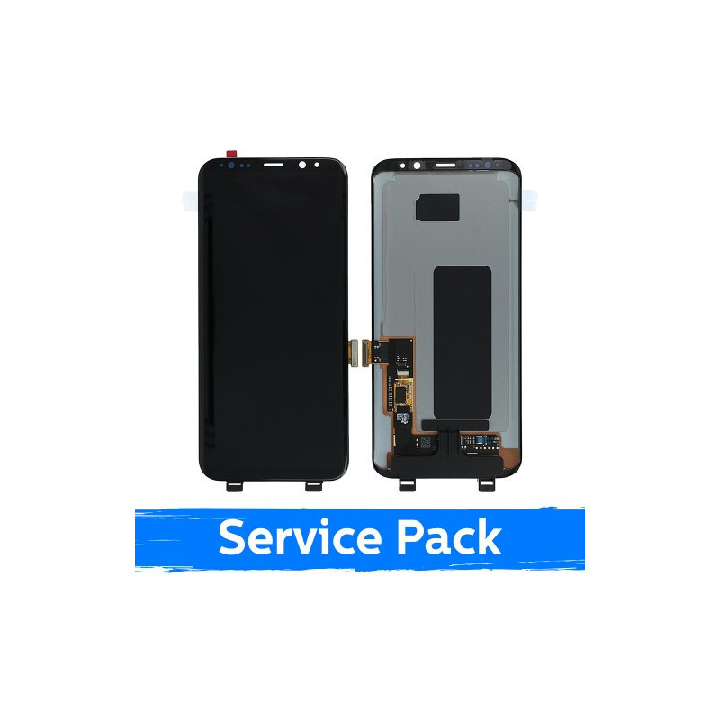 Ekranas skirtas Samsung G955 S8 Plus juodas (Service Pack) (NF version)