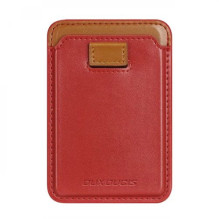 Dux Ducis 'Magnetic Wallet' skirta iPhone 12 (iPhone 13 / iPhone 14) raudona
