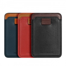 Dux Ducis 'Magnetic Wallet' skirta iPhone 12 (iPhone 13 / iPhone 14) raudona