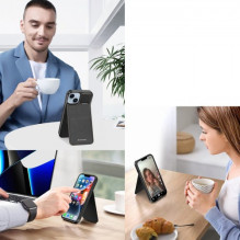 Dėklas Dux Ducis 'Rafi Mag' skirtas iPhone 13 (iPhone 14) juodas