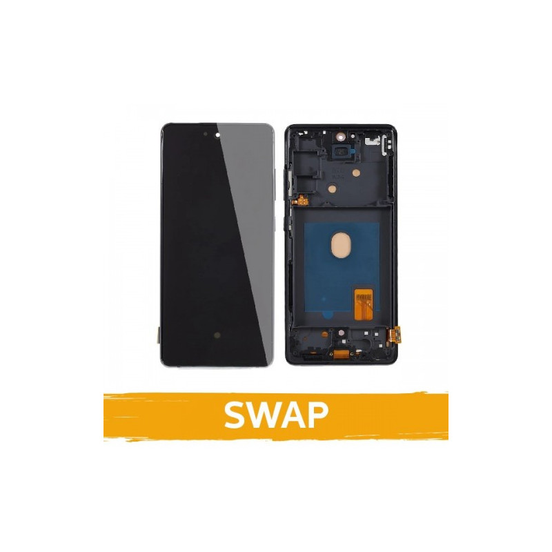 Ekranas skirtas (S) Samsung G780 S20 FE (G781 S20 FE 5G) su rėmeliu / Cloud Orange / (Atnaujintas: Telemax)