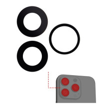Rear camera glass for Apple iPhone 15 Pro rear camera glass (3pcs) / PREMIUM /