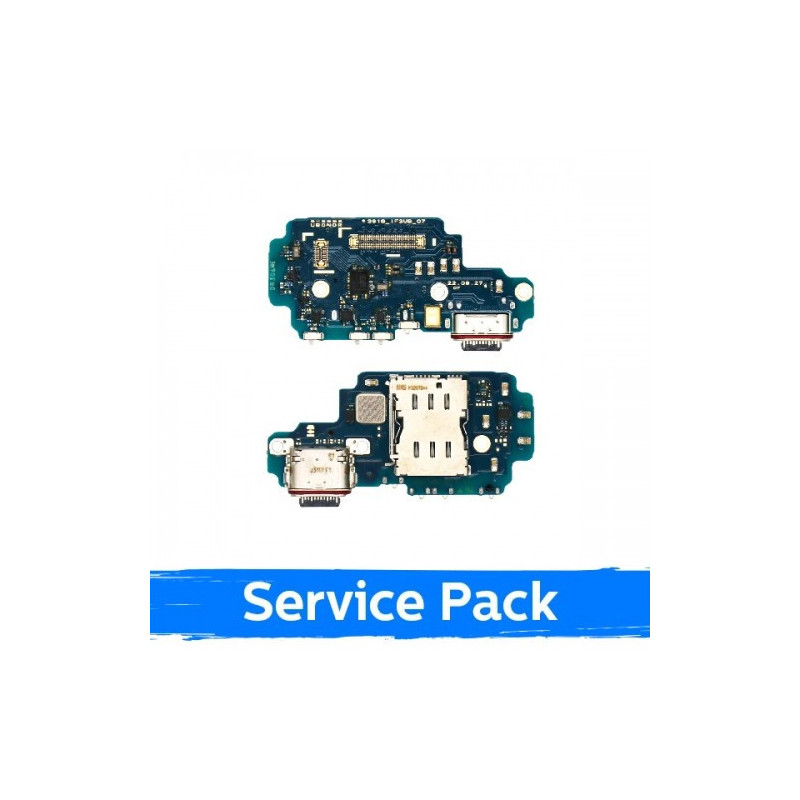 Krovimo lizdas skirtas Samsung S918 S23 Ultra su lanksčiąją jungtimi / plata (Service Pack)