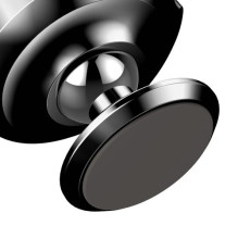 Car holder Baseus 'Small Ears Series' black (magnetic / adhesive)