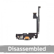 Charging port for iPhone 12 Pro Max with flexible connector / Graphite / (100% original / from the device)