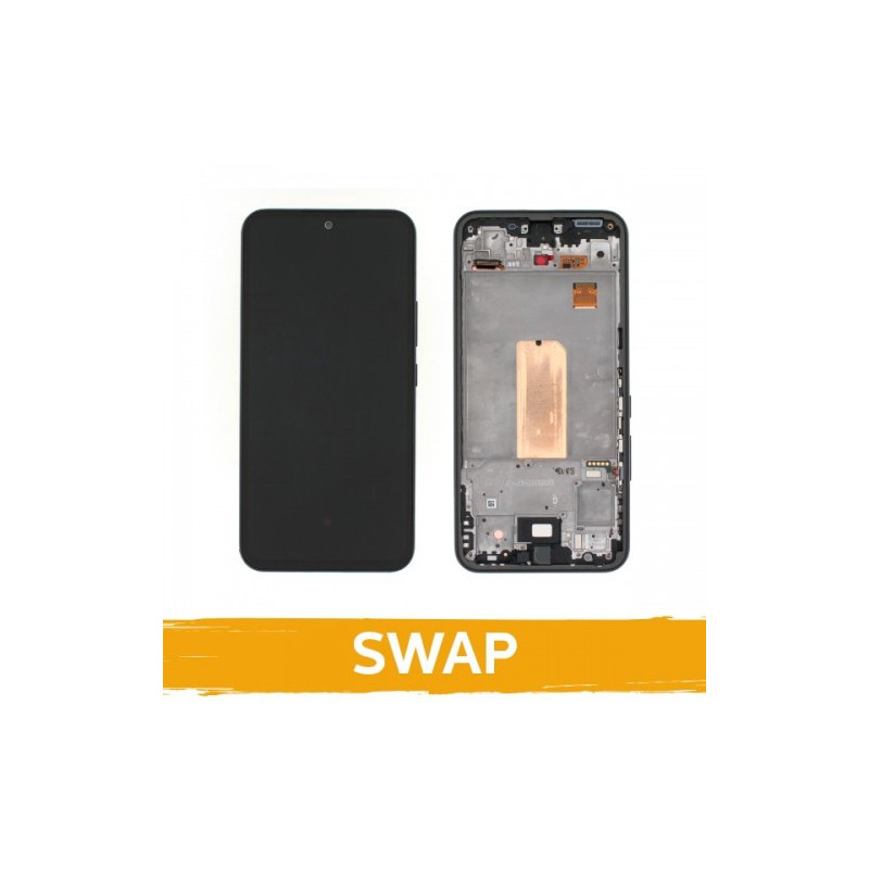 Ekranas skirtas (S) Samsung A546 A54 5G su rėmeliu / Violet / (Atnaujintas: Telemax)