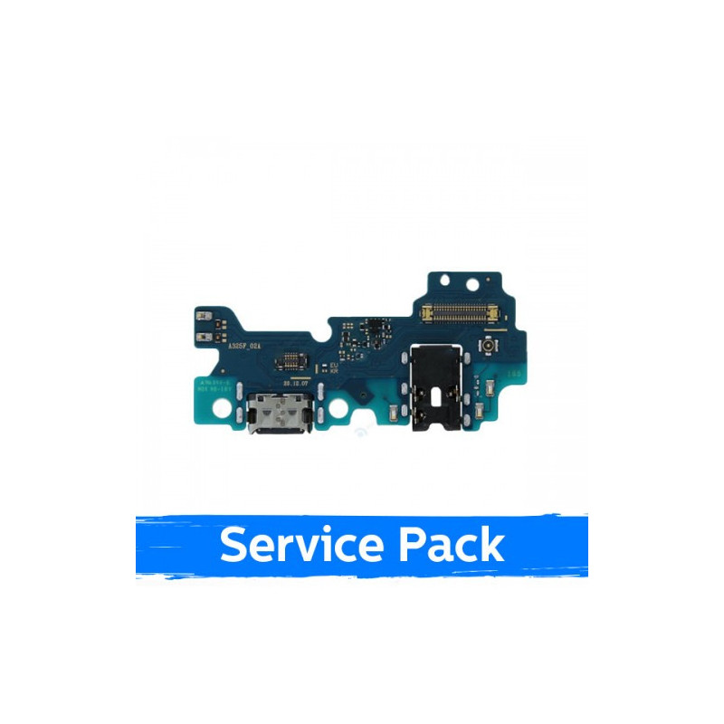 Krovimo lizdas skirtas Samsung A325 A32 4G su lanksčiąja jungtimi / plata (Service Pack)