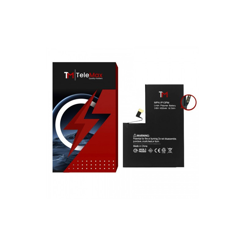 Akumuliatorius TMX skirta iPhone 13 Pro Max (A2643) / 100% Original Cell / Newest Technology /